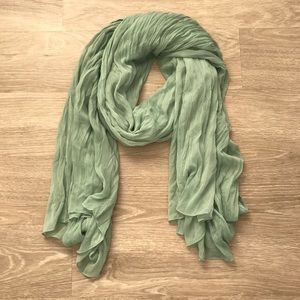 Women’s olive green scarf